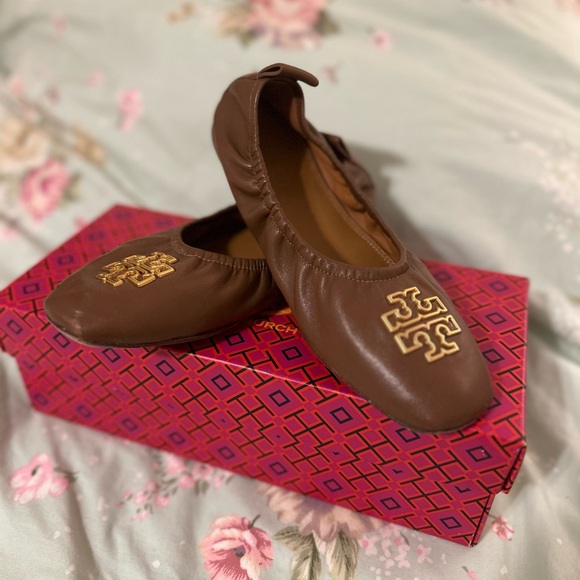 Tory Burch Britten Ballet Flats - Picture 1 of 7